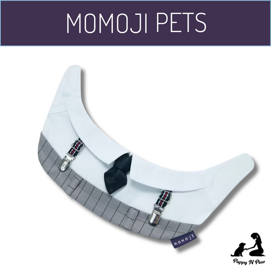 Momoji George Bib - Carbon Grey