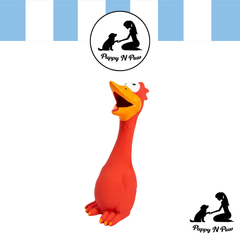Puppy N Paw Crazy Chicken Rubber Toy ของเล่นยางกัด รูปไก่
