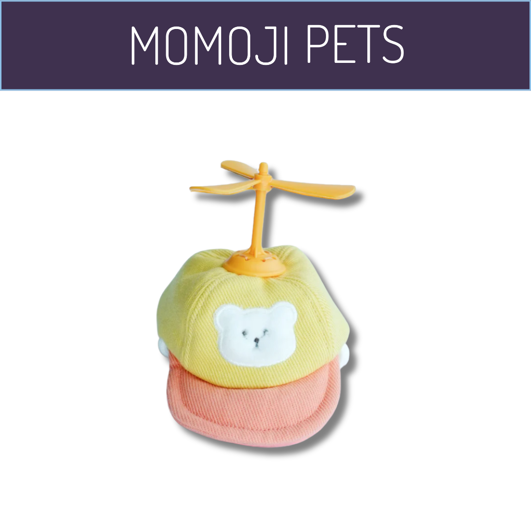 Momoji Bear Drone Hat - Chartreuse Yellow