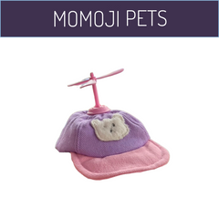 Momoji Bear Drone Hat หมวกสุนัข หมวกแมว หมวกใบพัด คอปเตอร์ไม้ไผ่ หมวกโดเรม่อน