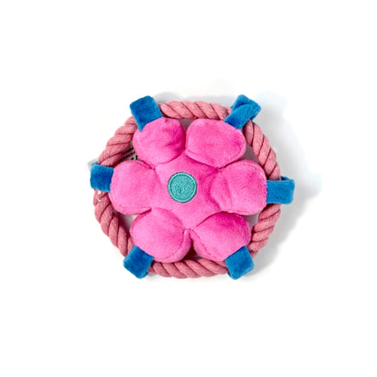 Puppy N Paw Flower Ring Bite Toy for Pets