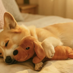 Puppy N Paw Long Dog Plush Toy for Pets ตุ๊กตาไส้กรอก ของเล่นสำหรับสัตว์เลี้ยง