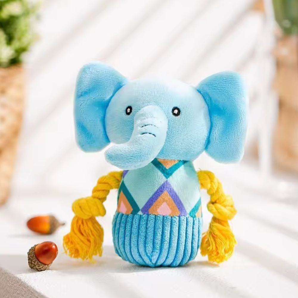 Puppy N Paw Friends 4 Fun 2 Plush Toy ตุ๊กตาสำหรับสัตว์เลี้ยง สุนัข หมา แมว สำหรับกัดมีเสียง