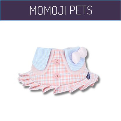 Momoji Evelyn Bib - Vivid Tangerine