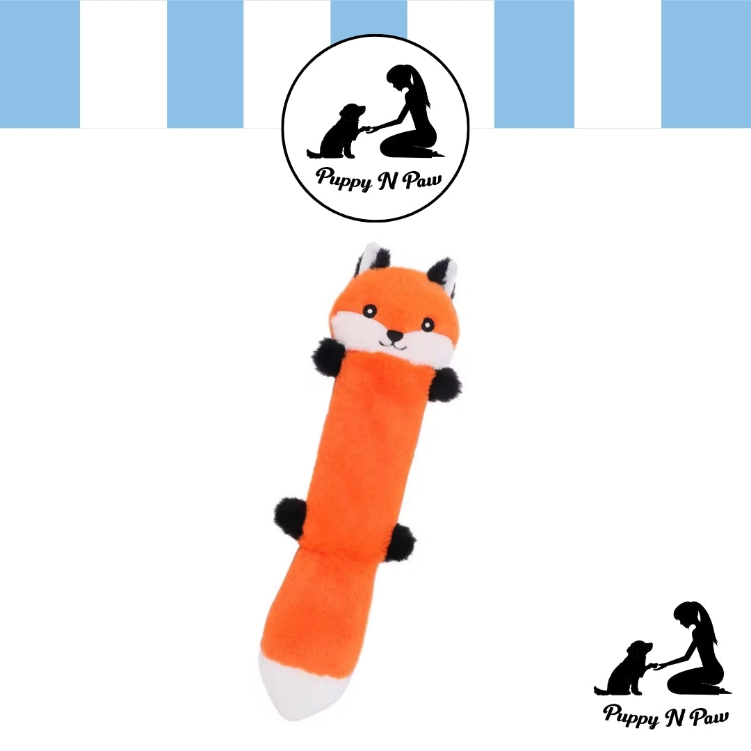 Puppy N Paw Forest Friend - ของเล่นสุนัขรูปกระรอก แรคคูน หมาป่า
