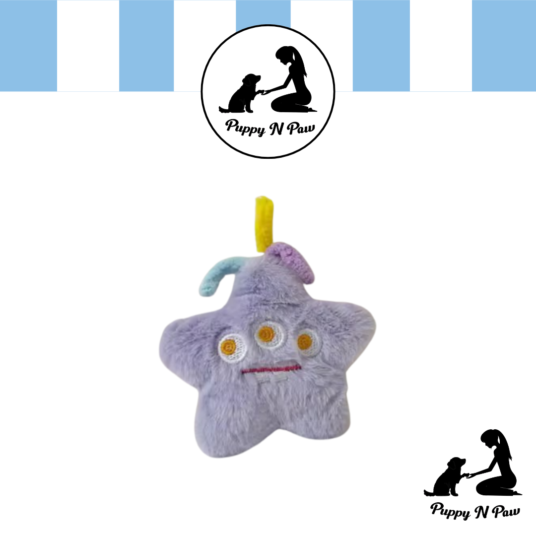 Puppy N Paw Freaky Star Squeaky Toy  ของเล่นแมว ของเล่นสัตว์เลี้ยง บีบมีเสียง