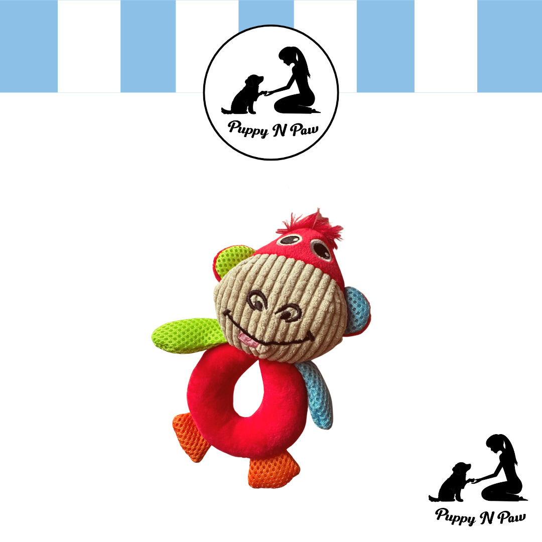 Puppy N Paw Friends 4 Fun Plush Toy ของเล่นตุ๊กตา สำหรับหมาเล็ก