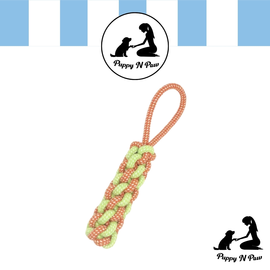 Puppy N Paw Fun Rope Bite Resistant for Pets -  ของเล่นเชือกถักสำหรับสุนัข