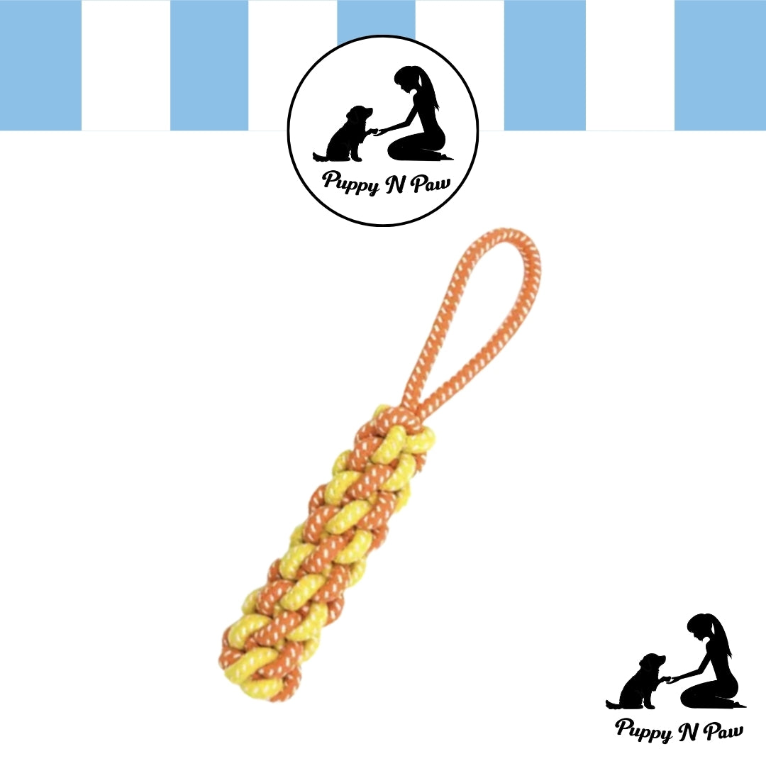 Puppy N Paw Fun Rope Bite Resistant for Pets -  ของเล่นเชือกถักสำหรับสุนัข