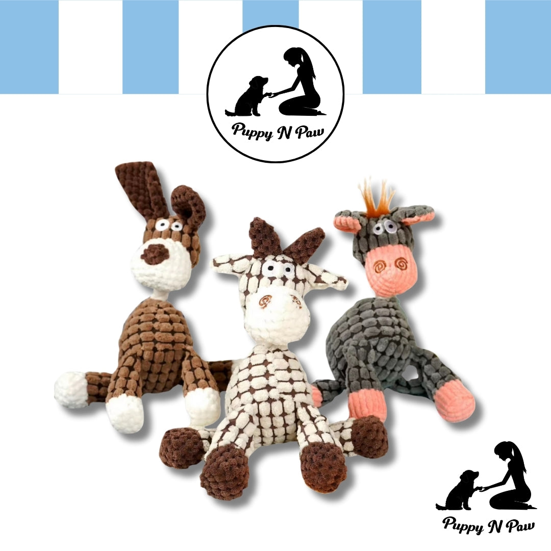 Puppy N Paw Happy Horse Plush Toy for Pet ตุ๊กตาสำหรับสุนัขรูปม้า