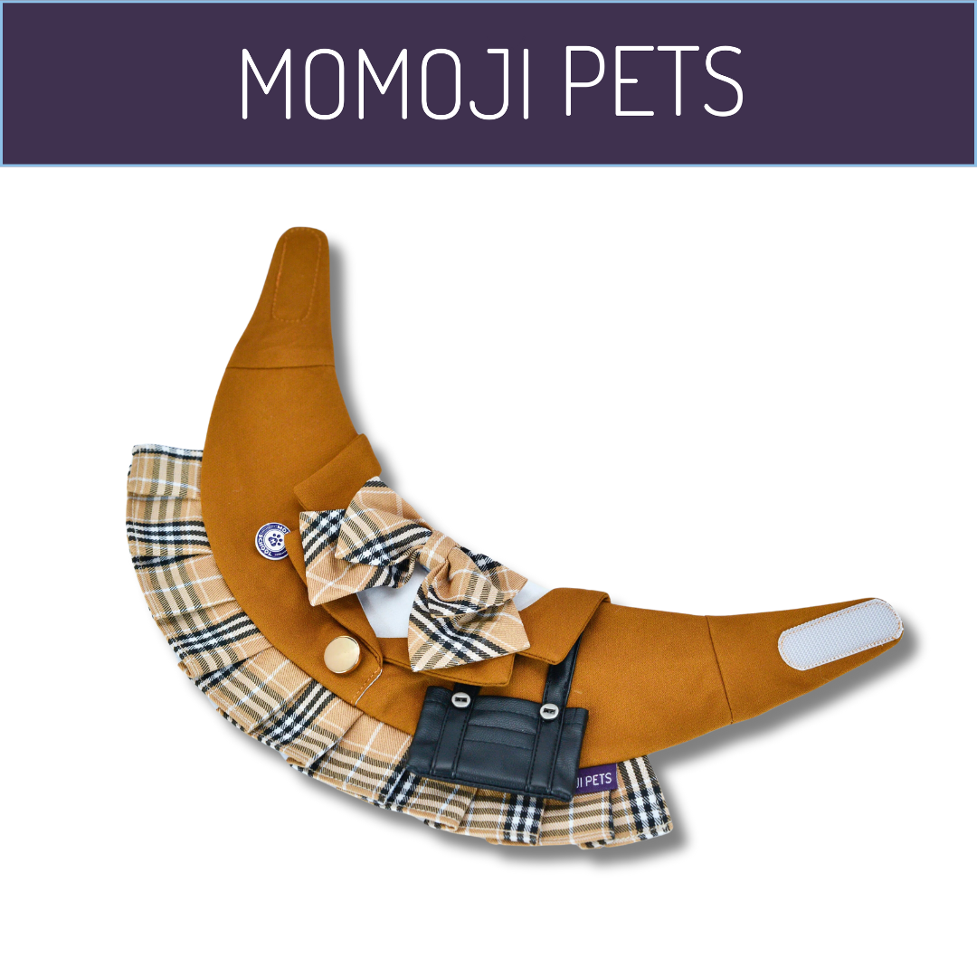 Momoji Morrison Hill Girls Bib - Clay Brown