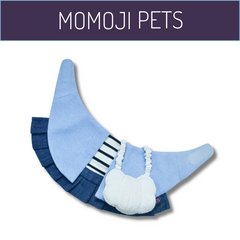 Momoji Jessica Bib - Pastel ชุดสัตว์เลี้ยง ผ้าพันคอสุนัข สีชมพูกระโปรงยีนส์