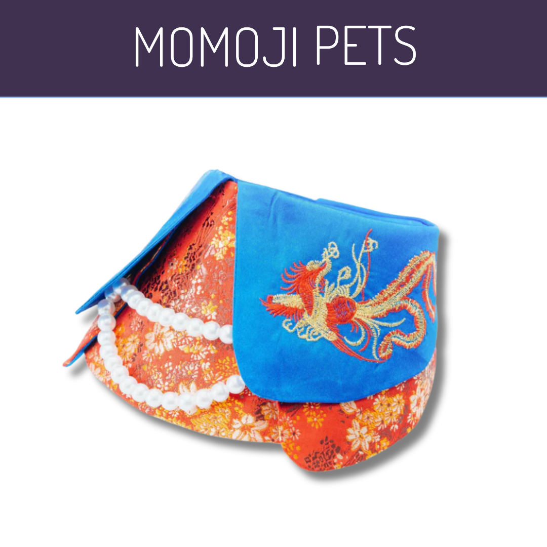 Momoji Kowloon Tong Bib - Scarlet Red