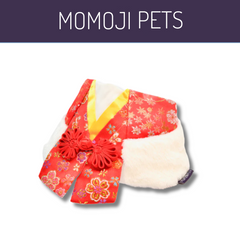 Momoji Vermilion Bib - Lava Red