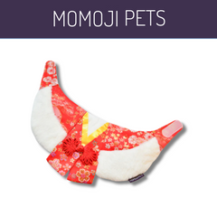Momoji Vermilion Bib - Lava Red