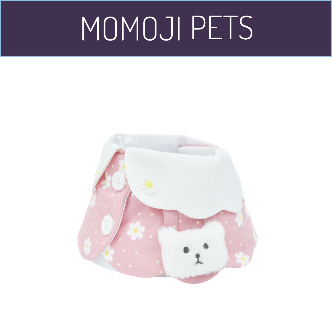 Momoji Bear Joy Bib - Light Mauve