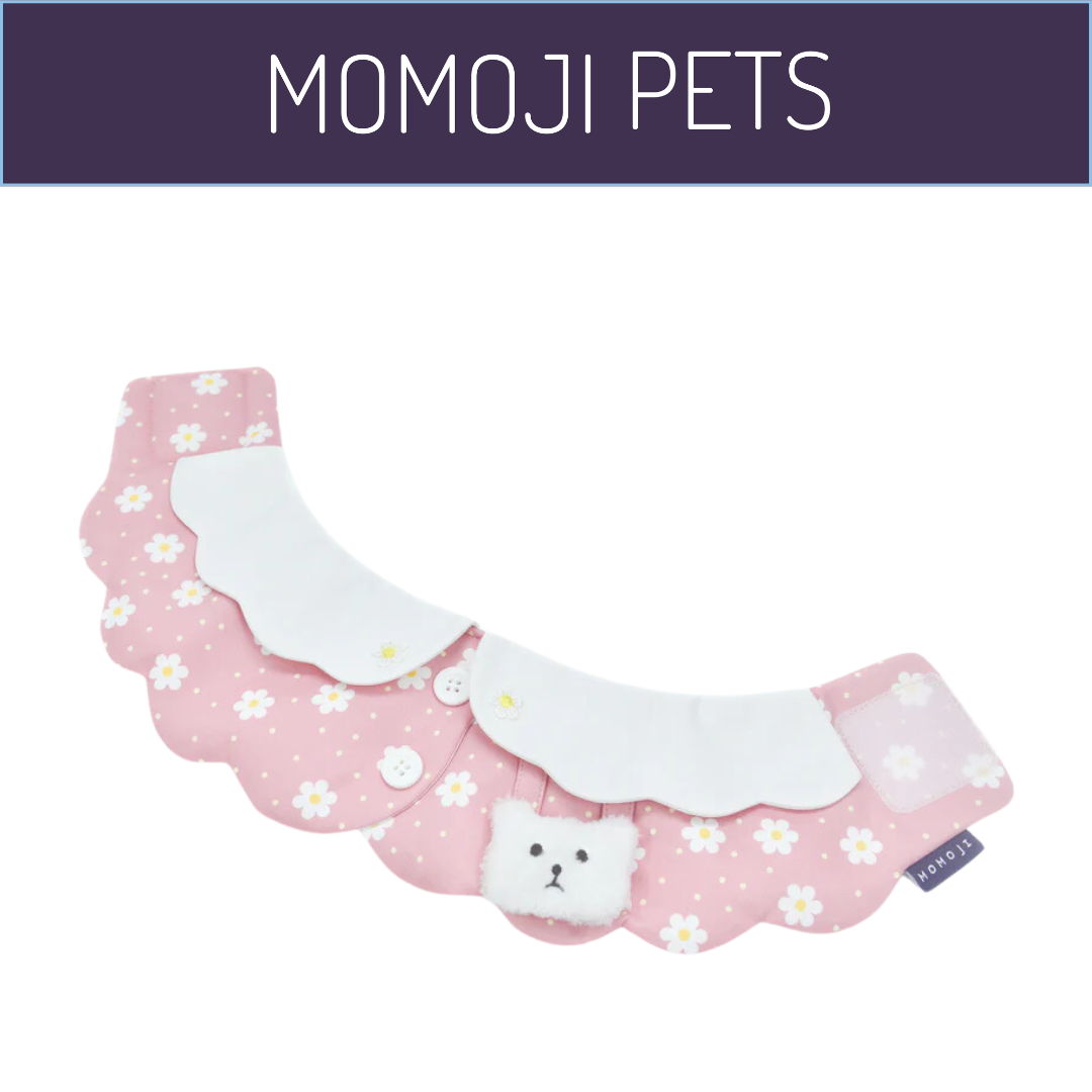 Momoji Bear Joy Bib - Light Mauve