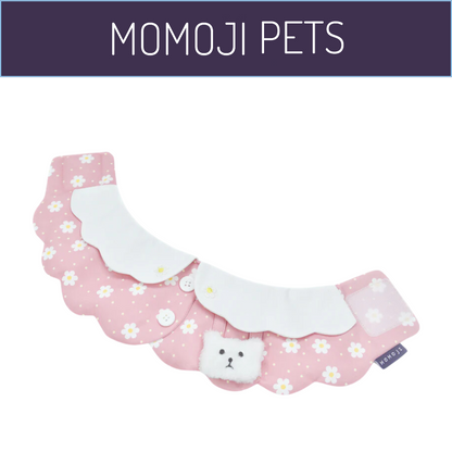Momoji Bear Joy Bib - Light Mauve