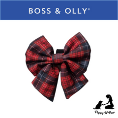 Boss & Olly - Lumberjack Plaids รัดอก สายจูง สำหรับสุนัขและแมว Leash and Harness for Dog and Cat