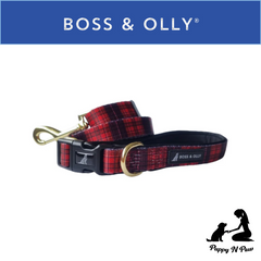 Boss & Olly - Lumberjack Plaids รัดอก สายจูง สำหรับสุนัขและแมว Leash and Harness for Dog and Cat