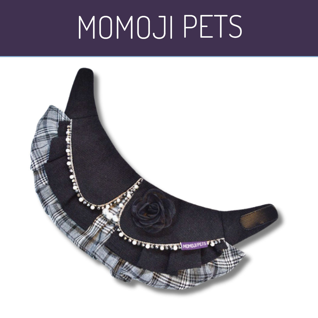 Momoji Matilda Bib - ชุดสุนัข แมว ชุดผู้หญิง สำหรับสัตว์เลี้ยง ชุดคุณหนูมีกระโปรงใส่ออกงาน