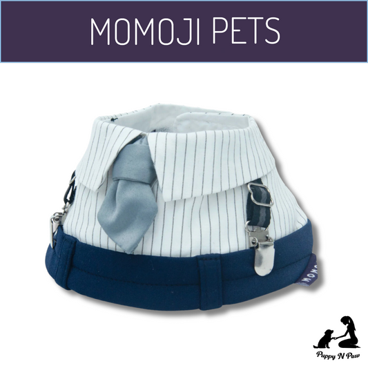 Momoji George Bib - Mirage Blue