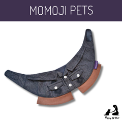 Momoji Cyclone Bib - Thunder Black ผ้าพันคอสุนัข