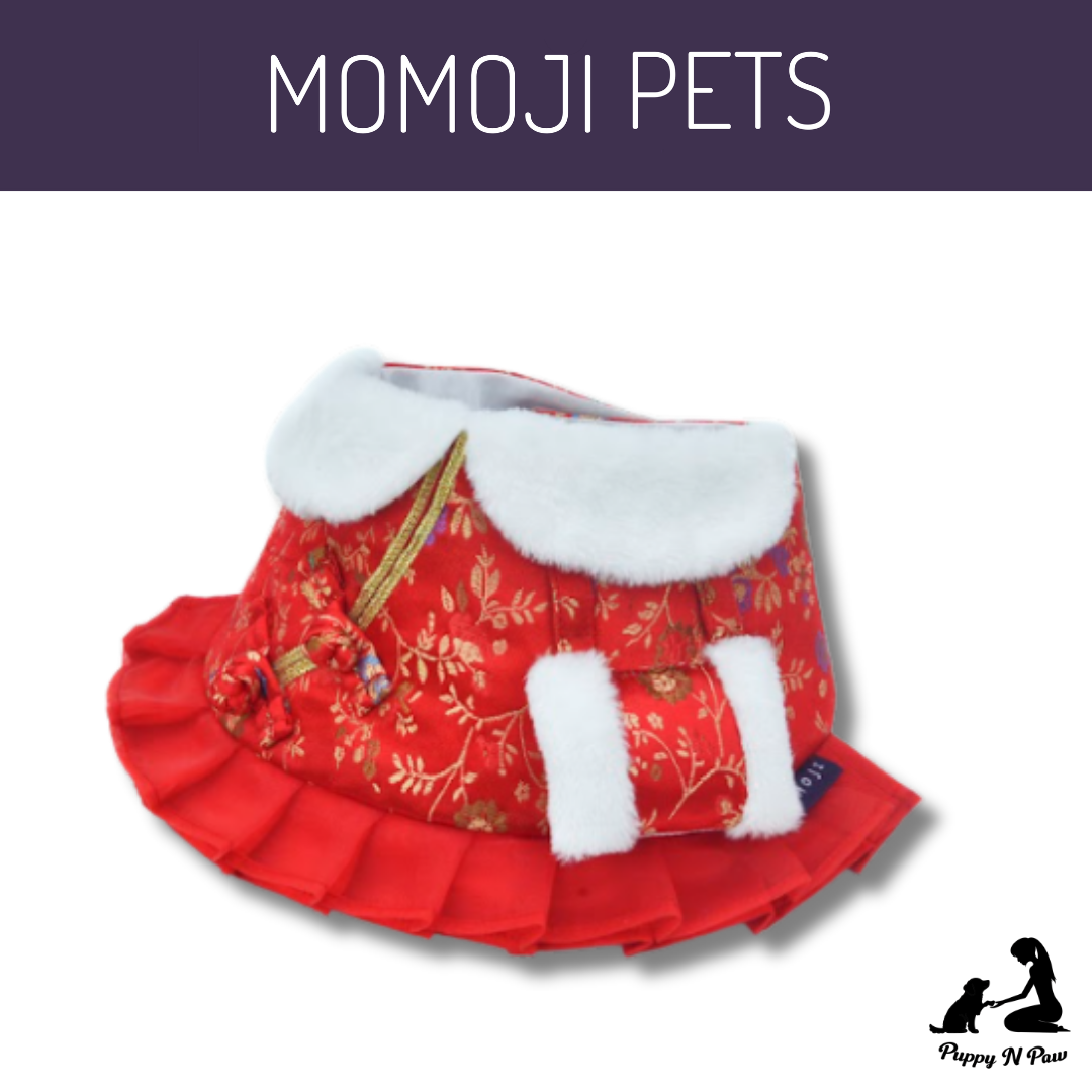 Momoji Jade Bib - ชุดจีน ผ้าพันคอสำหรับสัตว์เลี้ยง