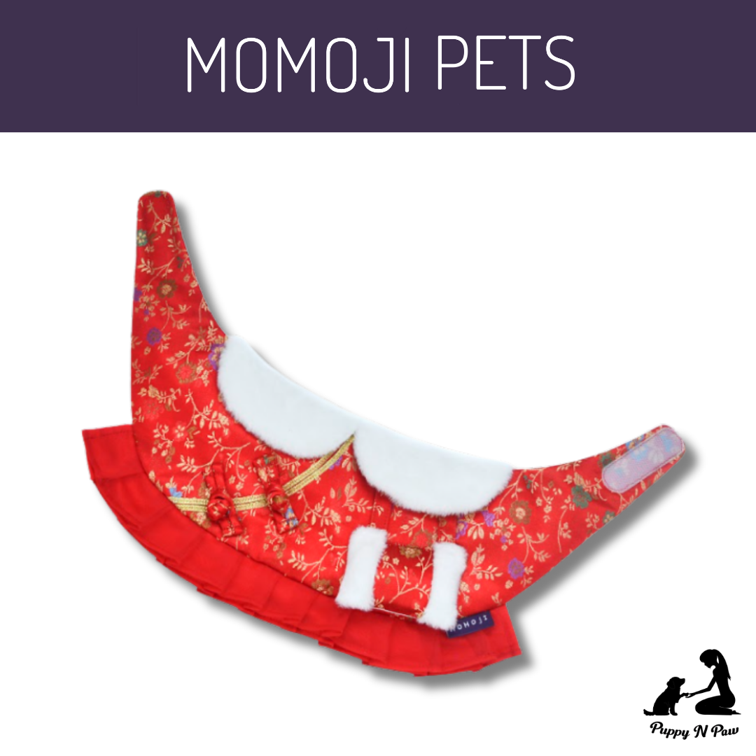 Momoji Jade Bib - ชุดจีน ผ้าพันคอสำหรับสัตว์เลี้ยง