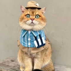 Momoji Anthony Bib - Dusty Blue ผ้าพันคอสำหรับสัตว์เลี้ยง