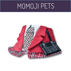 Momoji Morrison Hill Bib - ผ้าผันคอ ชุดน้องหมาน้องแมว ชุดสุนัขผู้ชาย ชุดนักเรียนชาย
