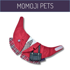 Momoji Morrison Hill Bib - ผ้าผันคอ ชุดน้องหมาน้องแมว ชุดสุนัขผู้ชาย ชุดนักเรียนชาย