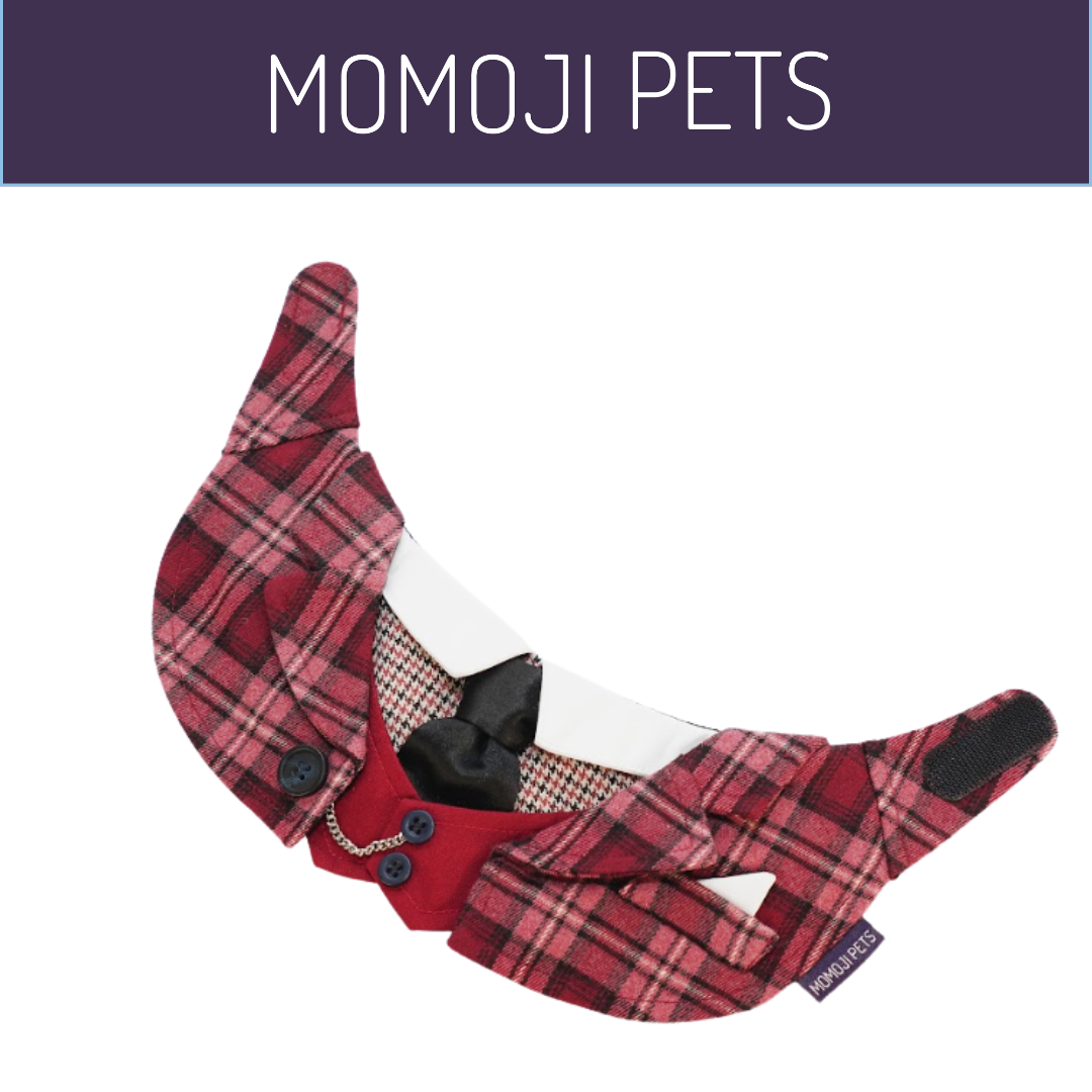 Momoji Phillip Bib - ชุดสุนัข ชุดแมว ชุดสัตว์เลี้ยง ผ้าพันคอสุนัข ชุดนักสืบ เชอร์ล็อคโฮล์มส์