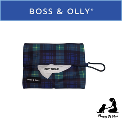 Boss & Olly - Forest Plaid รัดอก สายจูง สำหรับสุนัขและแมว Leash and Harness for Dog and Cat