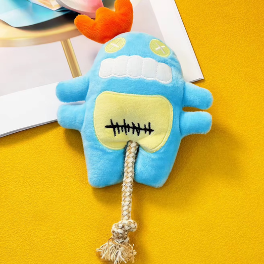 Puppy N Paw 4 Monsters Plush Toy ของเล่นสุนัข ตุ๊กตาของเล่นมีเชือก