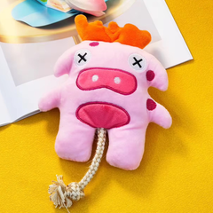 Puppy N Paw 4 Monsters Plush Toy ของเล่นสุนัข ตุ๊กตาของเล่นมีเชือก
