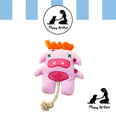 Puppy N Paw 4 Monsters Plush Toy ของเล่นสุนัข ตุ๊กตาของเล่นมีเชือก
