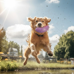 Puppy N Paw Small Rugby Ball Bite Resistant ของเล่นสุนัข ของกัด สำหรับสัตว์เลี้ยง