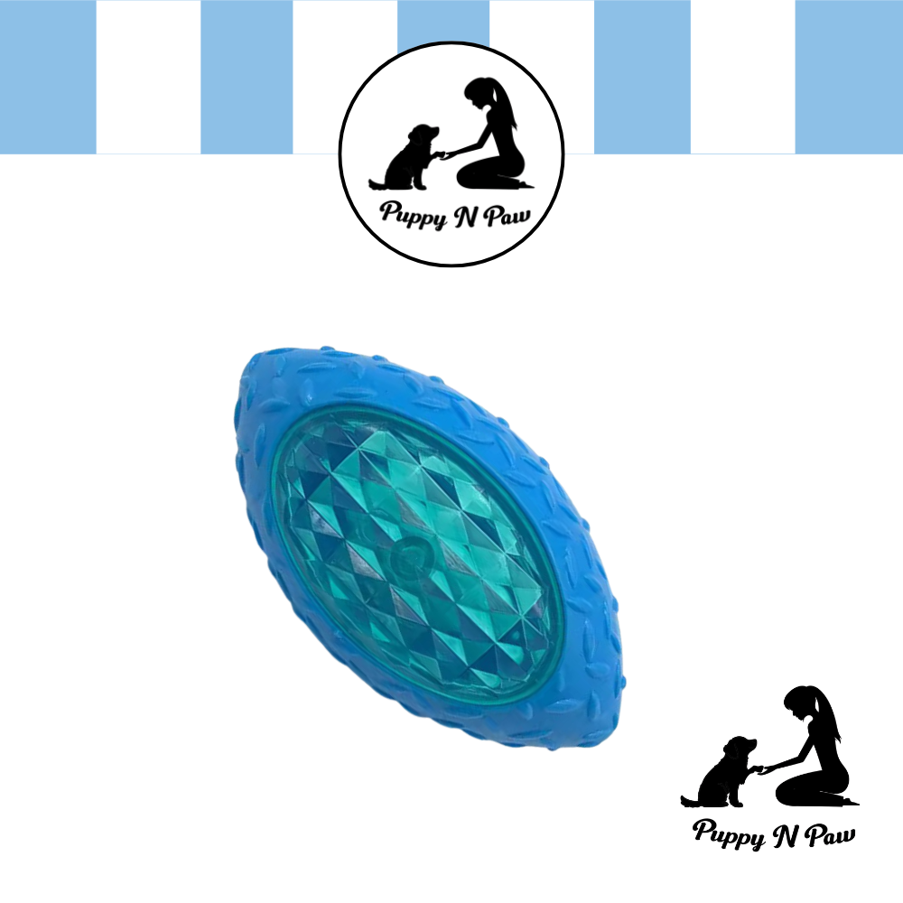 Puppy N Paw Small Rugby Ball Bite Resistant ของเล่นสุนัข ของกัด สำหรับสัตว์เลี้ยง
