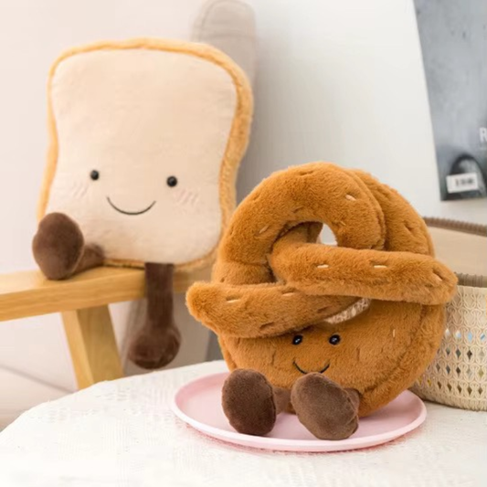 Puppy N Paw Breakfast Bread Dog Toy ตุ๊กตาขนมปัง สำหรับสุนัข ทนแรงกัด