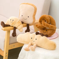 Puppy N Paw Breakfast Bread Dog Toy ตุ๊กตาขนมปัง สำหรับสุนัข ทนแรงกัด