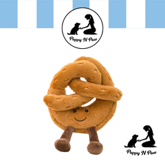 Puppy N Paw Breakfast Bread Dog Toy ตุ๊กตาขนมปัง สำหรับสุนัข ทนแรงกัด