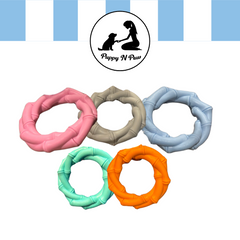 Puppy N Paw Chewy Ring Bite Resistant Toy for Pets