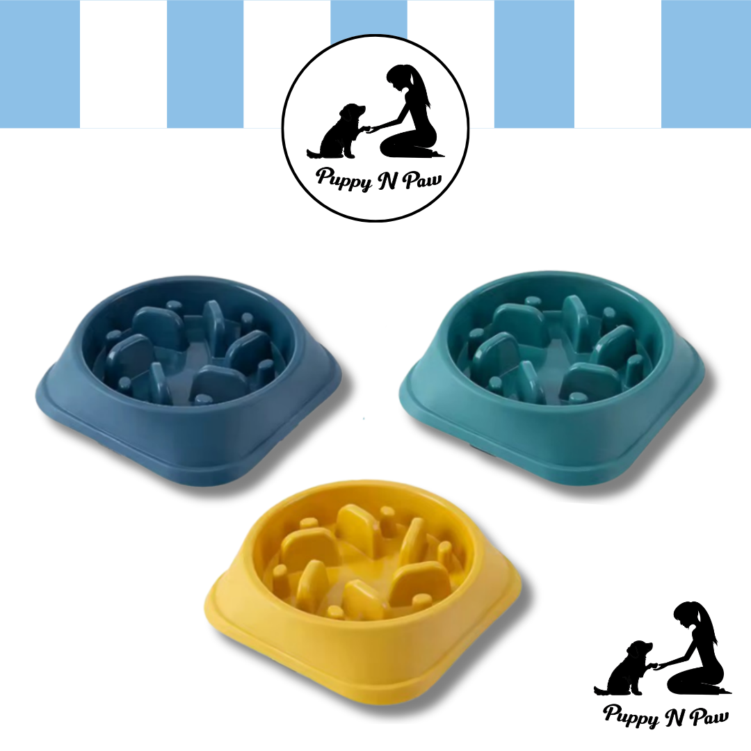 Puppy N Paw Cyclone Bowl - Slow Feed Bowl ชามลดการกินไว สำหรับสัตว์เลี้ยง