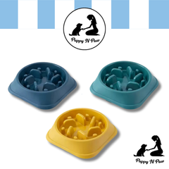 Puppy N Paw Cyclone Bowl - Slow Feed Bowl ชามลดการกินไว สำหรับสัตว์เลี้ยง