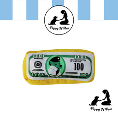 Puppy N Paw Dollars Dog Club Plush Toy for Pets ของเล่นสุนัข บีบมีเสียง สำหรับกัดเล่น