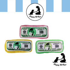 Puppy N Paw Dollars Dog Club Plush Toy for Pets ของเล่นสุนัข บีบมีเสียง สำหรับกัดเล่น