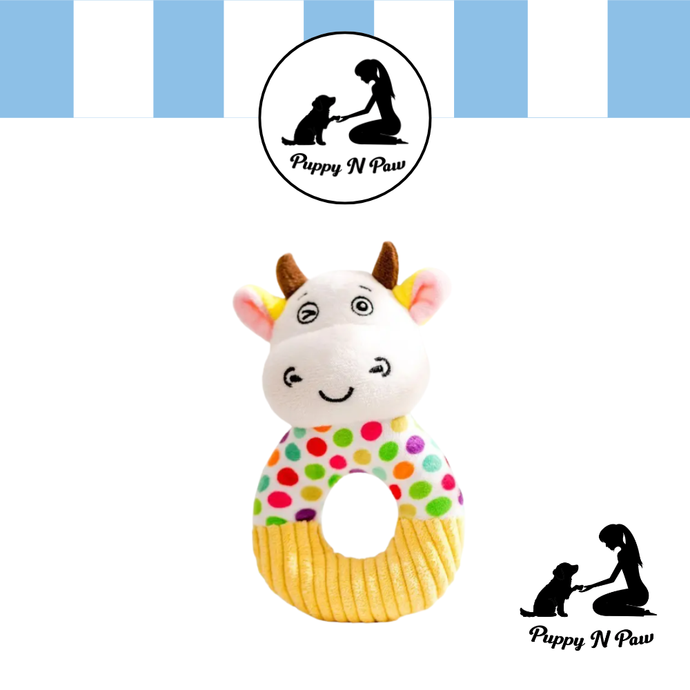 Puppy N Paw Friends 4 Fun 2 Plush Toy ตุ๊กตาสำหรับสัตว์เลี้ยง สุนัข หมา แมว สำหรับกัดมีเสียง