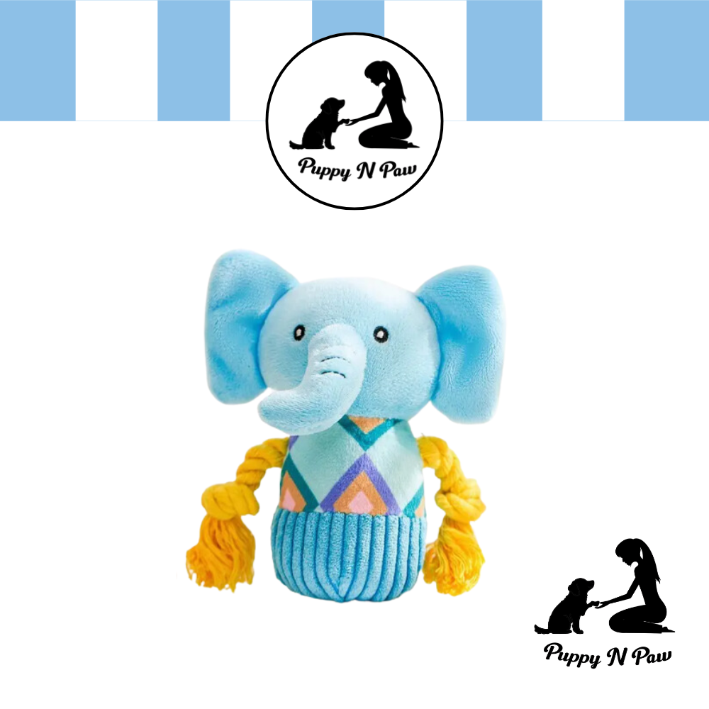 Puppy N Paw Friends 4 Fun 2 Plush Toy ตุ๊กตาสำหรับสัตว์เลี้ยง สุนัข หมา แมว สำหรับกัดมีเสียง