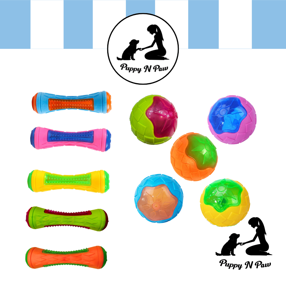 Puppy N Paw Hammer / Ball Dog Toy ของเล่นหมา  ของเล่นขัดฟัน ลูกบอลสำหรับฝึกสุนัข